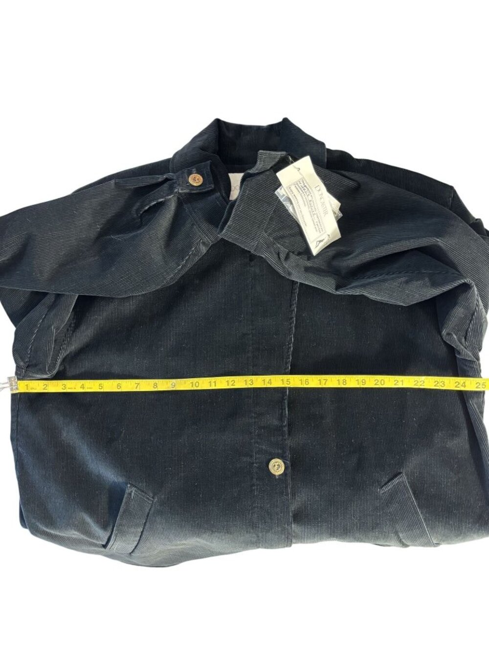 Vintage Black DonCaster Corduroy Jacket Casual/Chore/Retro Style - Picture 10 of 16